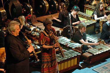 Performance with the UCC Javanese Gamelan at the Cork Opera House, April 2011